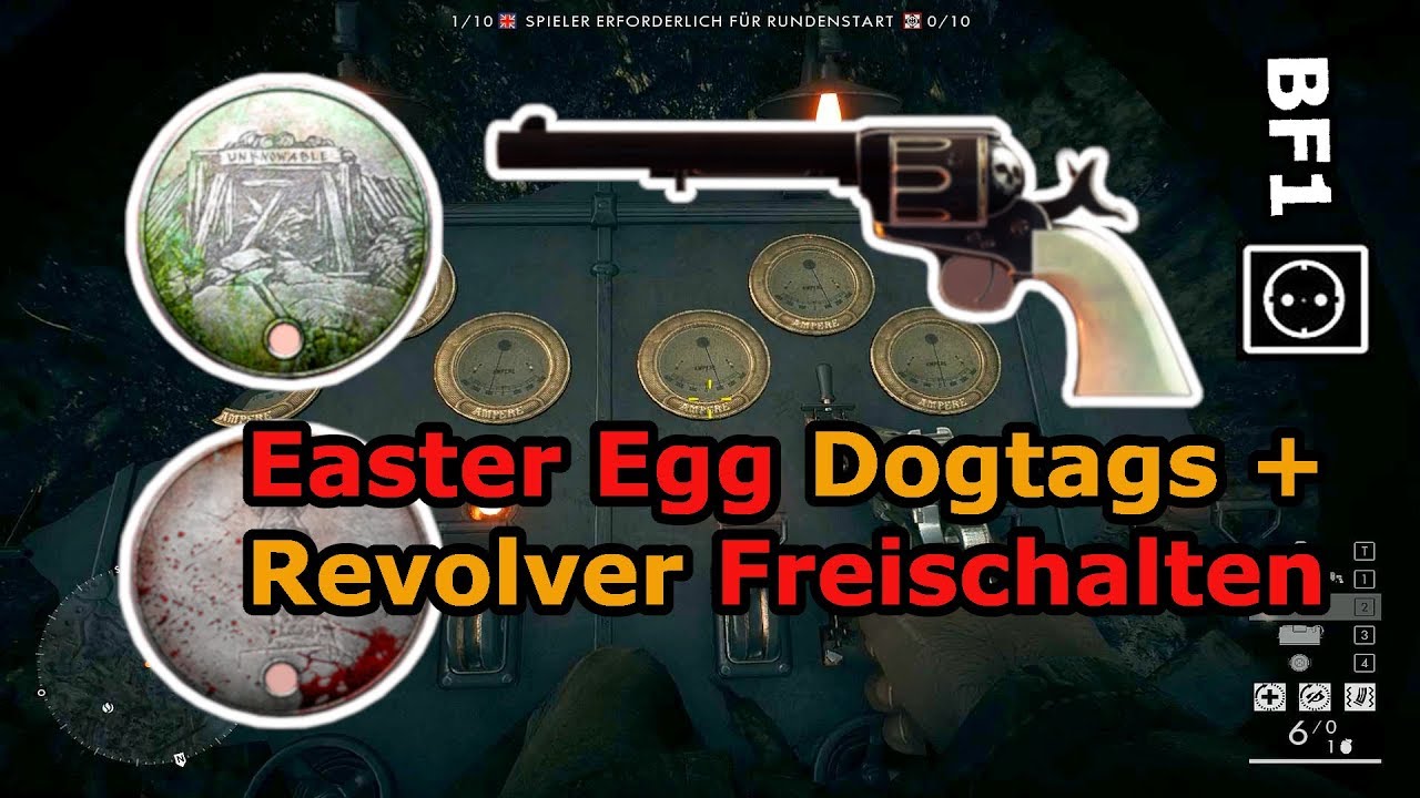 Master Man - Easter Egg: ultra geheimen Revoler + 2x Dogtags in Battlefield 1 freischalten