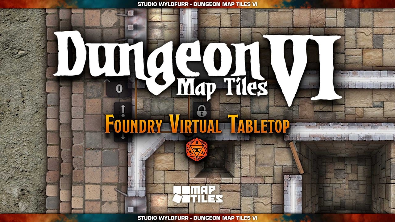 Dungeon Map Tiles VI in FoundryVTT