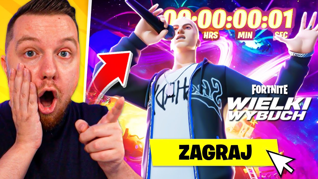 EVENT na koniec OG SEZONU w Fortnite (koncert EMINEMA)
