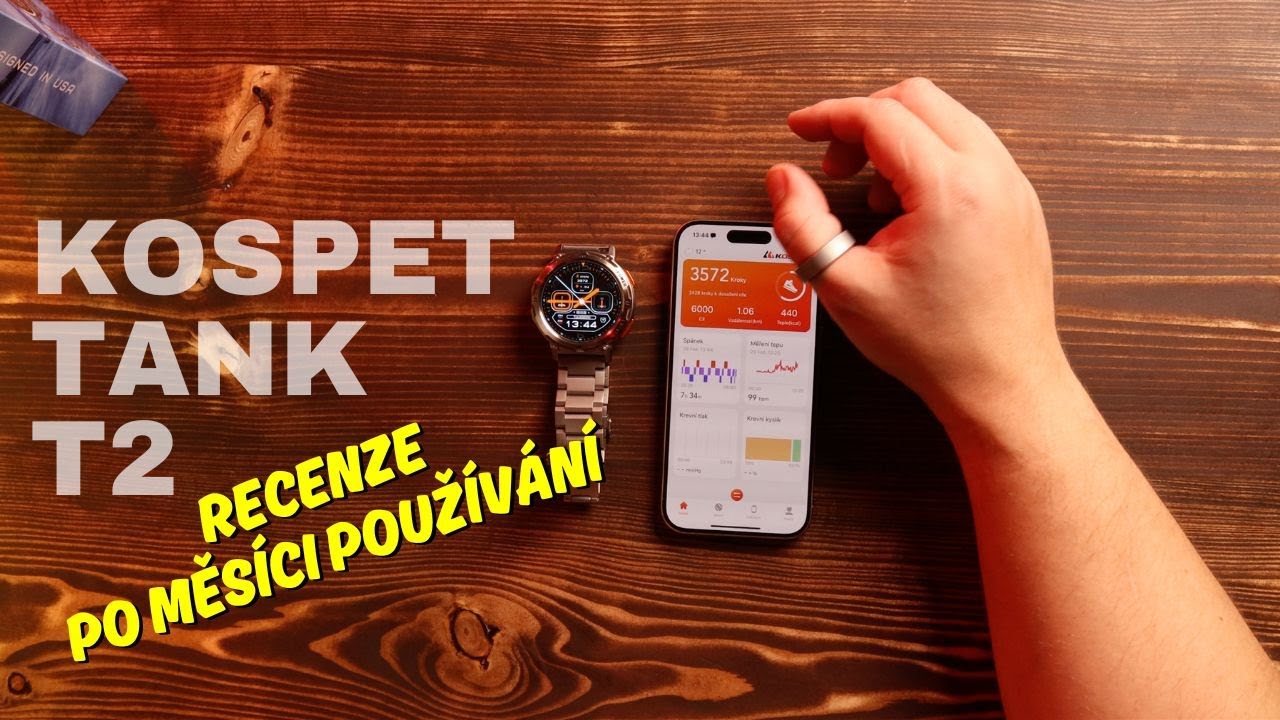 Upřímně o hodinkách KOSPET TANK T2 po měsíci používání