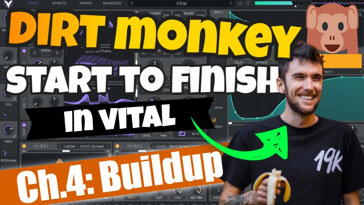 Dirt Monkey Shows How To Make a Dubstep Buildup - How To Make Dubstep, Ch. 4: Buildup (FREE DL)