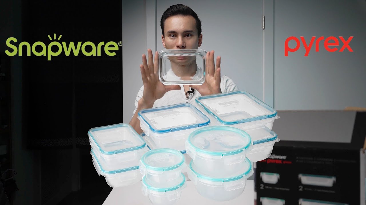 Snapware Pure Pyrex 18-piece Glass Food Storage Set - Unboxing & Review