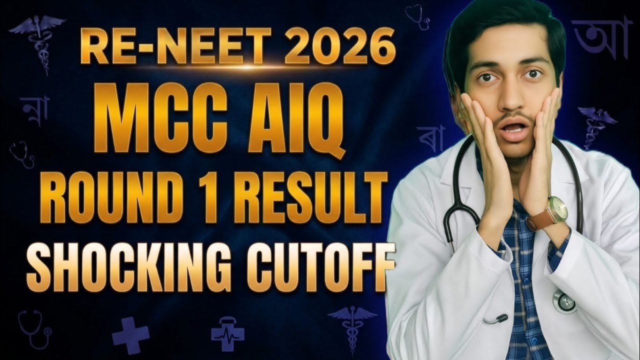 🚨 MCC AIQ Round 1 Result OUT 😱 | Shocking Cutoff | NEET 2026 Counselling
