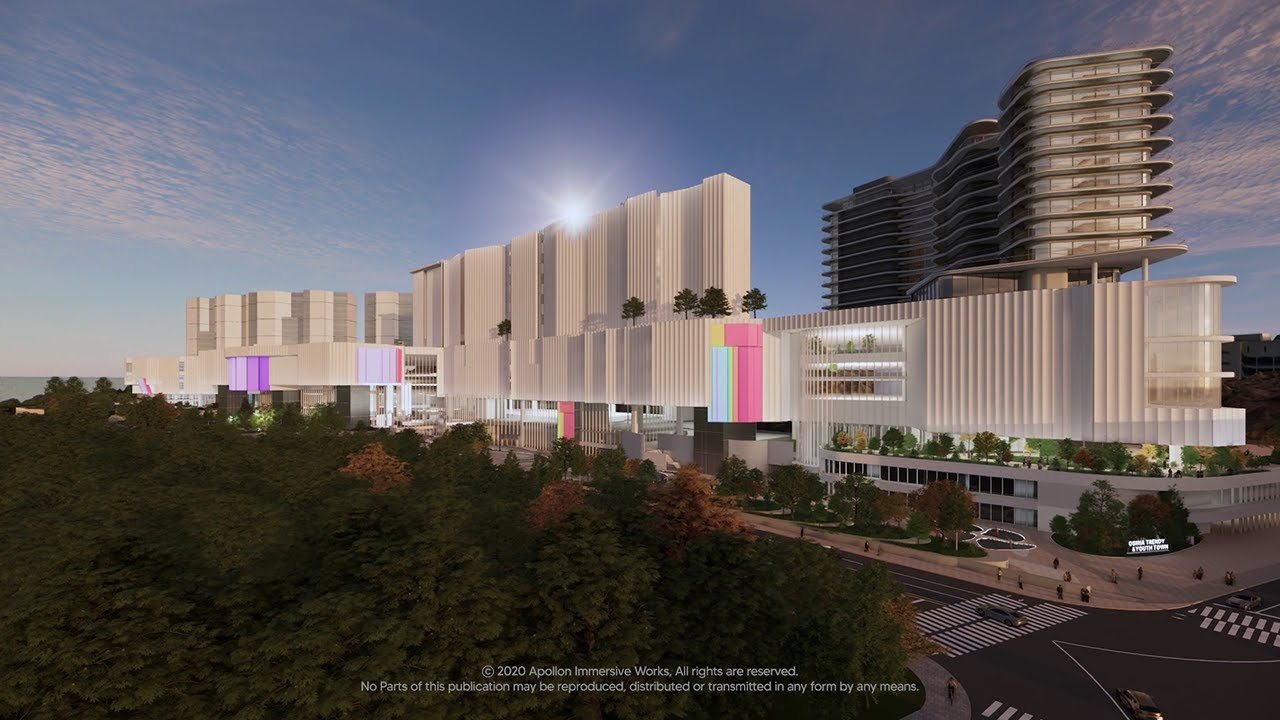 Media Façade Concept Design "Fata Morgana" - Osiria Trendy•Youth Town, Busan