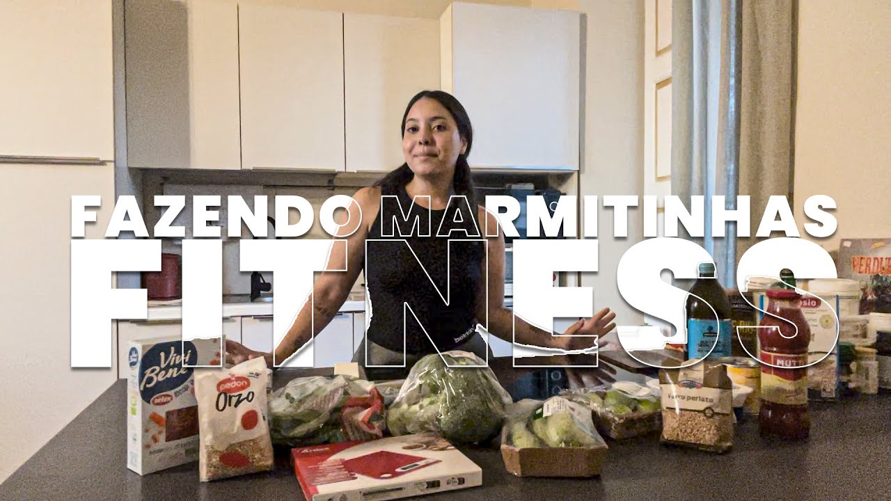 fazendo marmitinhas fitness na Itália 🇮🇹 veja como eu faço