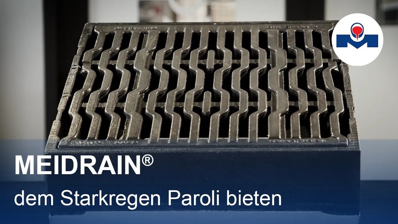 MEIDRAIN® - das Erfolgsmodell bei Starkregen
