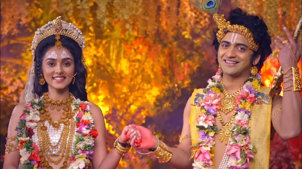 🎊💐🙏राधाकृष्णा आर्टिस्ट के साथ अंतिम दिन 🎊💐🙏सेट पे मीडिया से रोमांचक बातचीत 🎊💐🙏