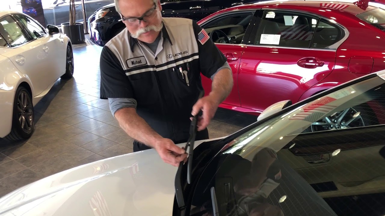 Lexus Wiper Blade Replacement.