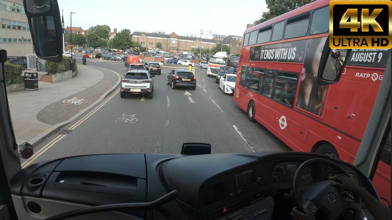 Coach Driver Uk POV: London Heathrow to Acton, Full Journey Experience