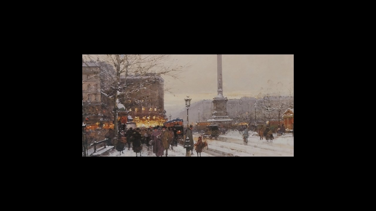 Эжен Гальен-Лалу. Площадь Бастилии. Конец 1930-х гг.