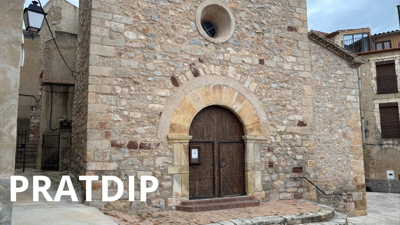Pratdip (Tarragona - Catalonia) 🐺🏰 4K- Hermitage Santa Marina, Dips, Defense towers, Ruins of Castle