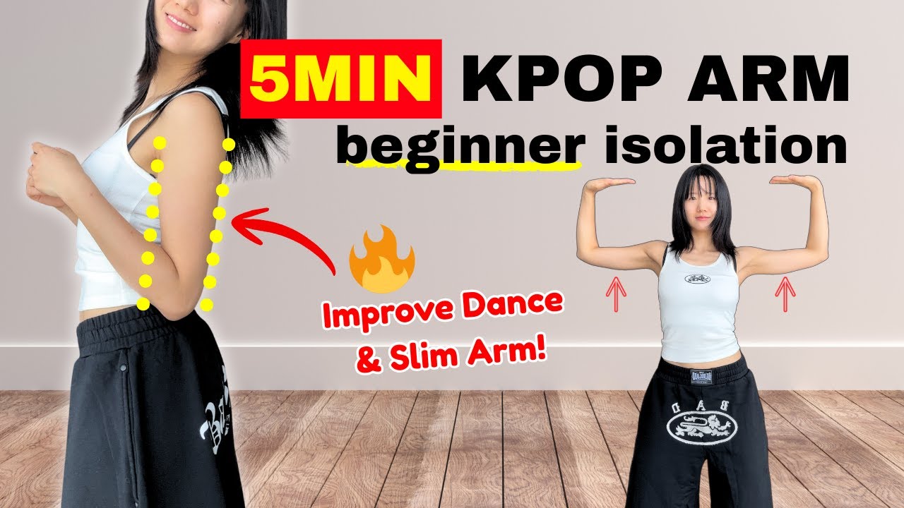 5-минутная тренировка для рук в стиле K-pop 🔥 Изолированная программа для начинающих - улучшение ...