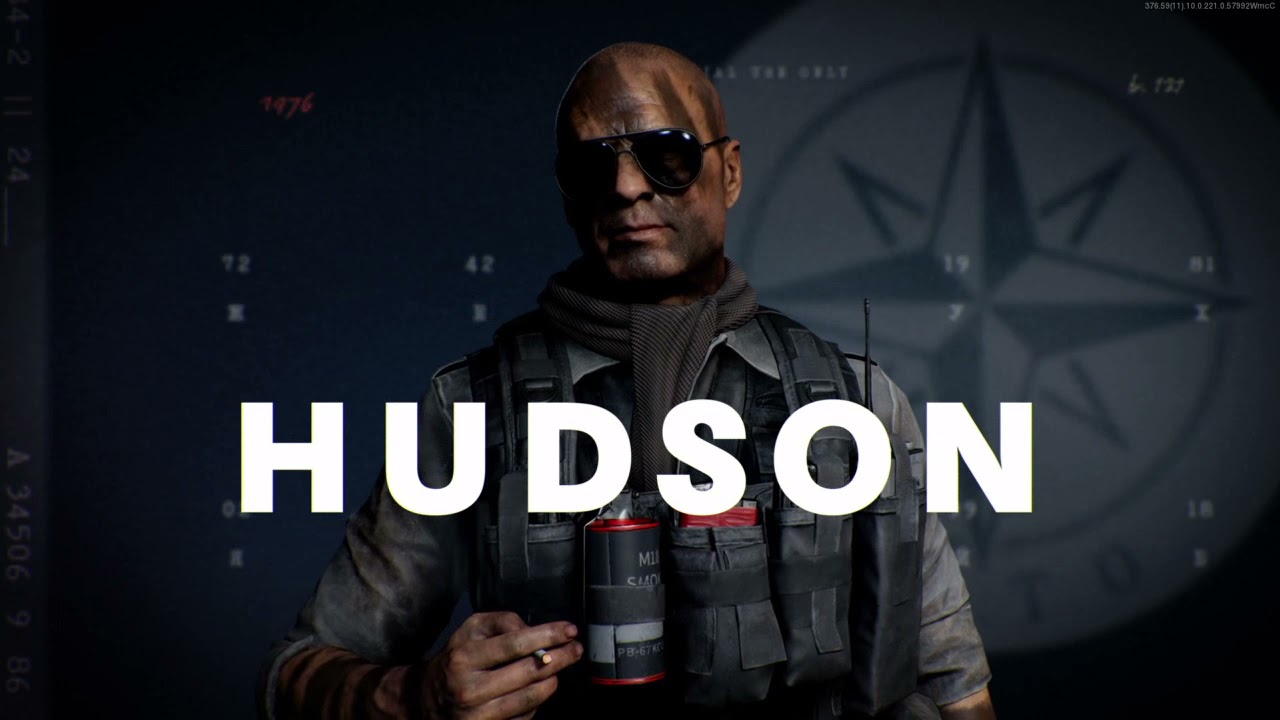Hudson's operator intro with Black Ops 1 theme.