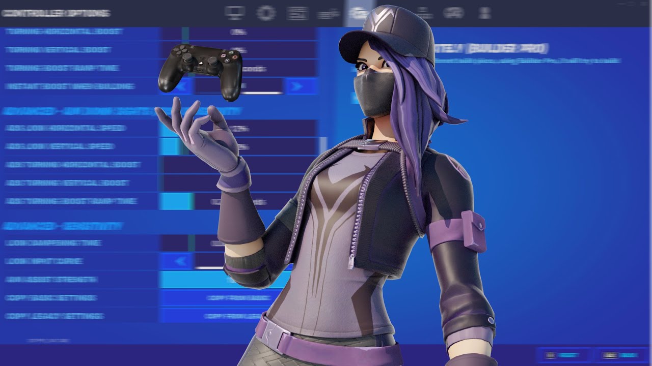 BOOM 💥 + Best *Aimbot* Linear Controller Settings for Fortnite Season 7 (Polo G)