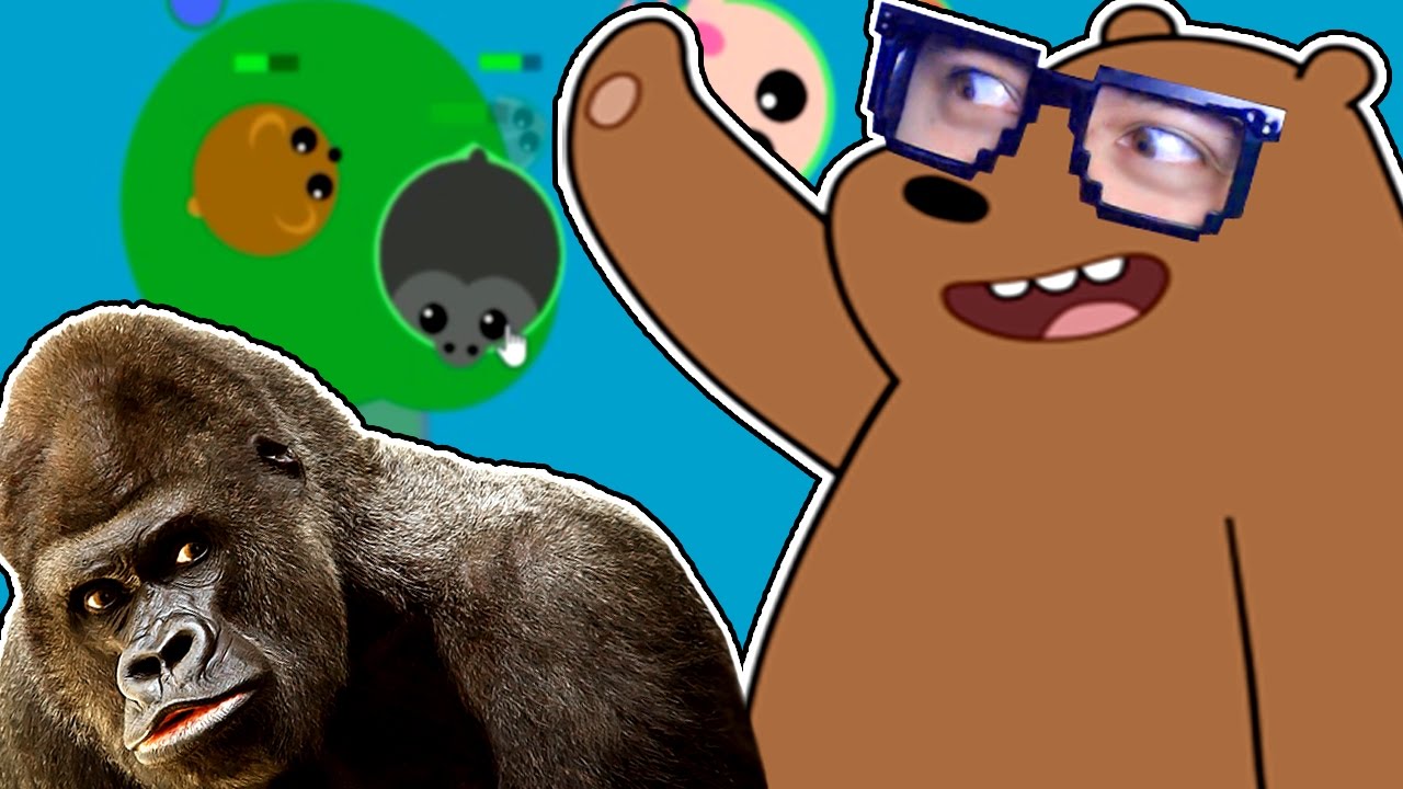 TROLLANDO OS GORILAS - Mope.io