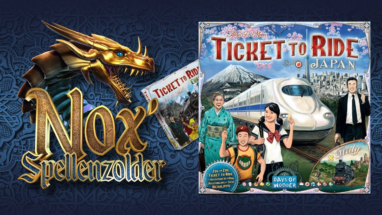 Ticket to Ride: Map uitbreiding Japan & Italië (NL)