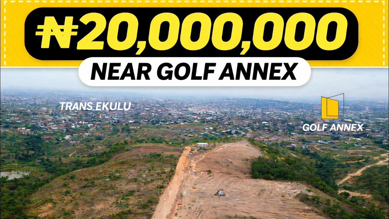 For Nigerians Abroad 🇳🇬 | Own a ₦20M Buy-and-Build Land in Enugu (Golf Annex Axis).