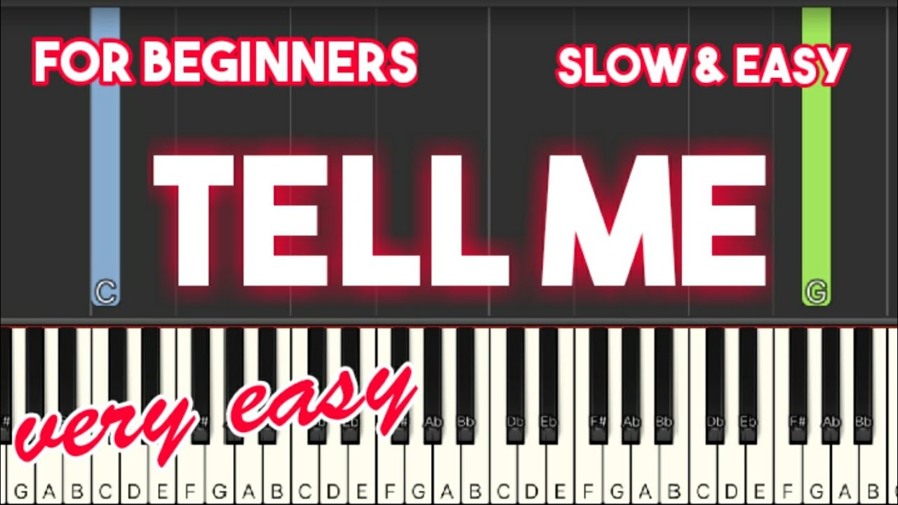 TELL ME - SIDE A | SLOW & EASY PIANO TUTORIAL