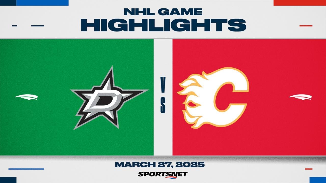 NHL Highlights | Stars vs. Flames - March 27, 2025