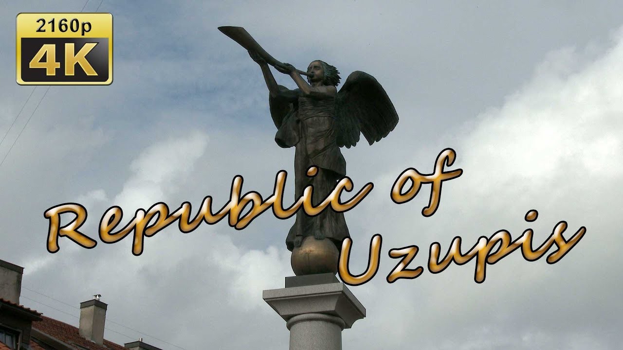 Vilnius, Impressions of the Republic of Uzupis - Lithuania 4K Travel Channel