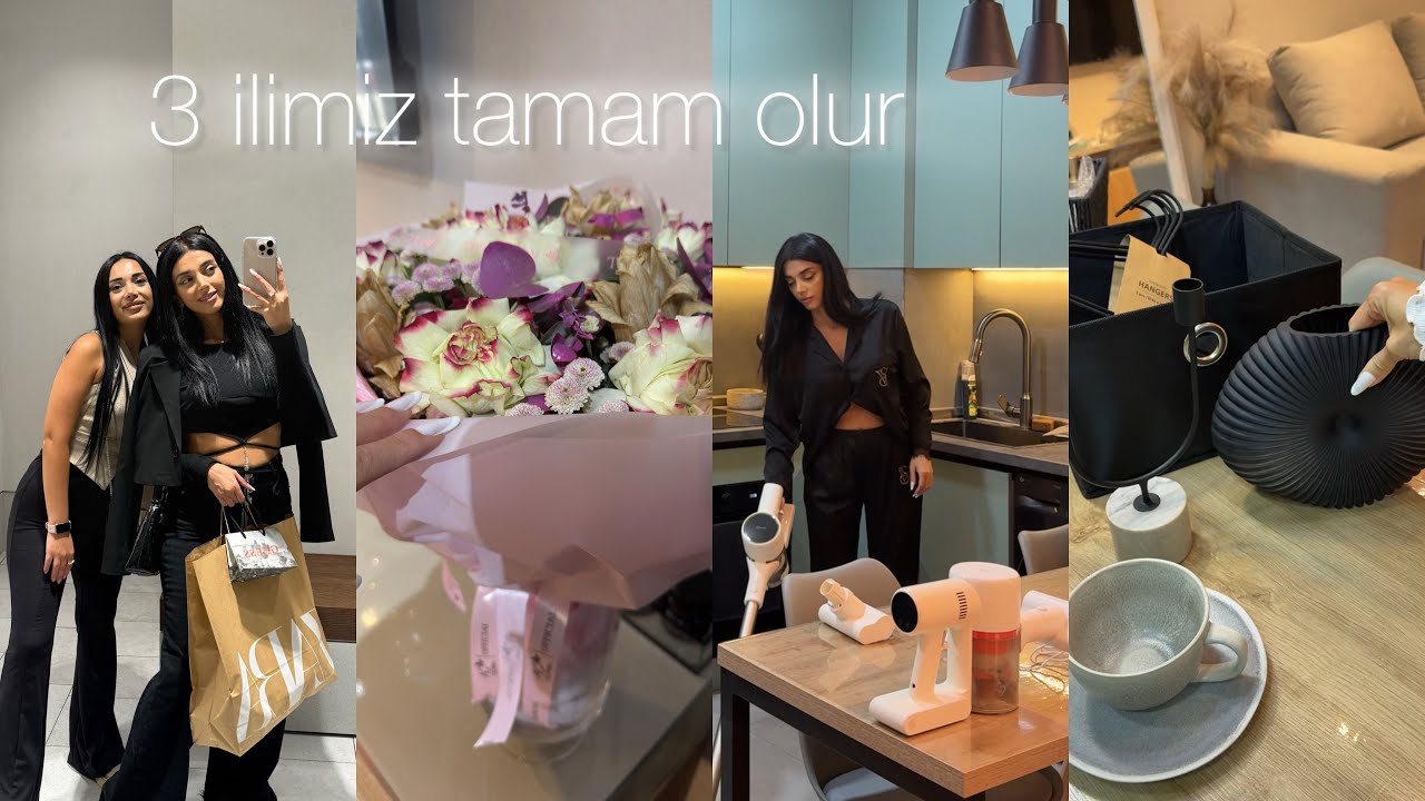 ♥️3 CÜ İLİMİZDƏ MƏNƏ ÇOX GÖZƏL GÜL BUKETİ ALDI. YENİ TOZSORAN DREAME R10. JYSKDAN EV ƏŞYALARI 