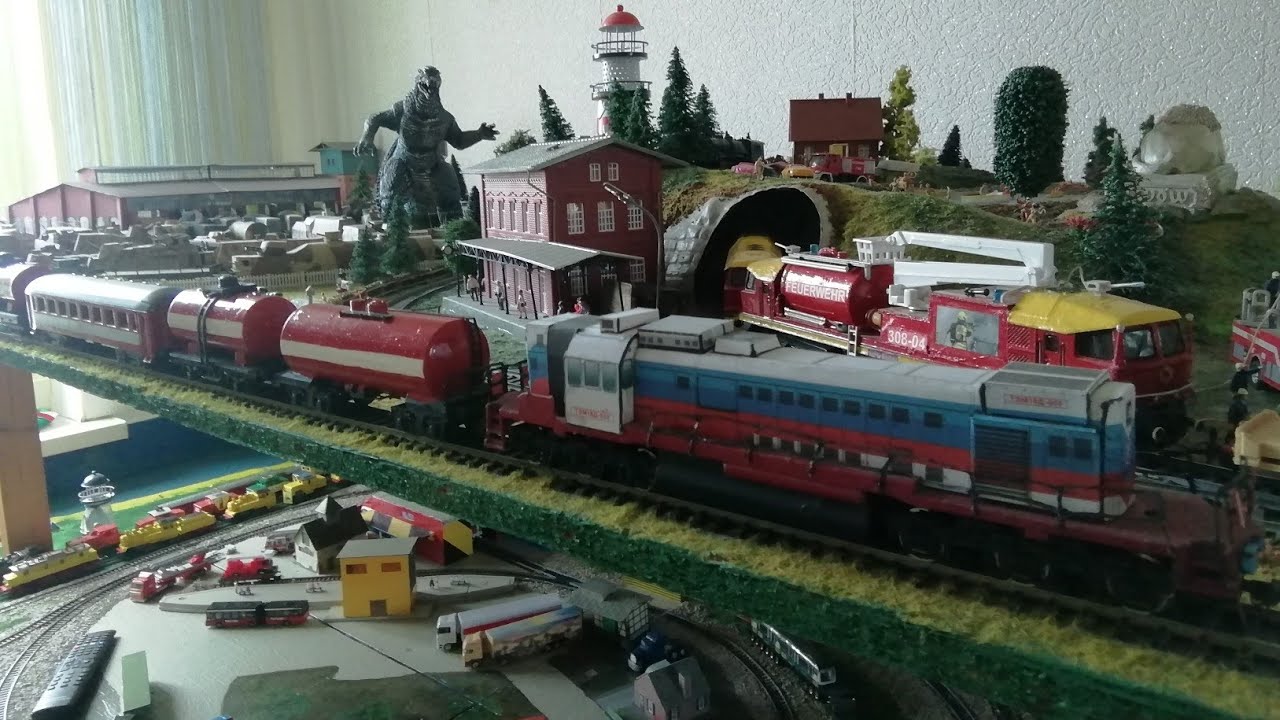 TEM18D-000 Kolejowa STRAŻ Pożarna / Ludmiły BR132 177-7 i BR131 67-73 Kolejowa STRAŻ Pożarna