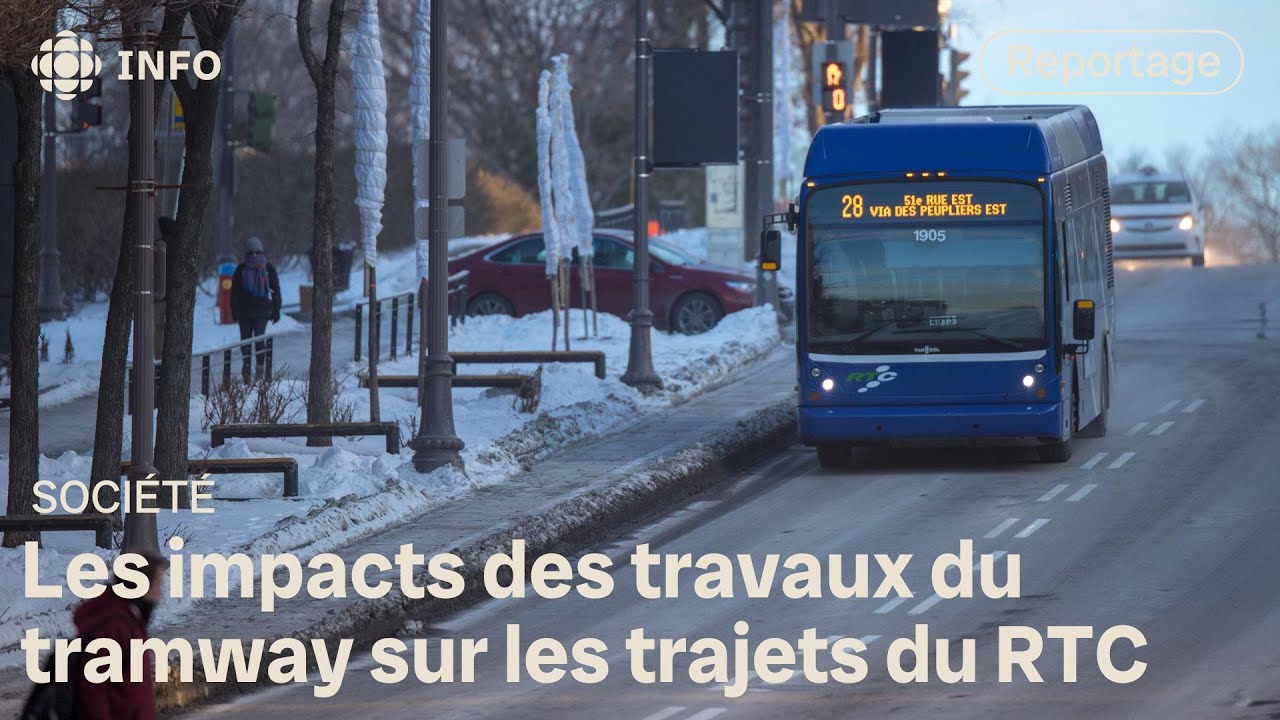 Chantiers du tramway : 75 % des parcours du RTC seront touchés