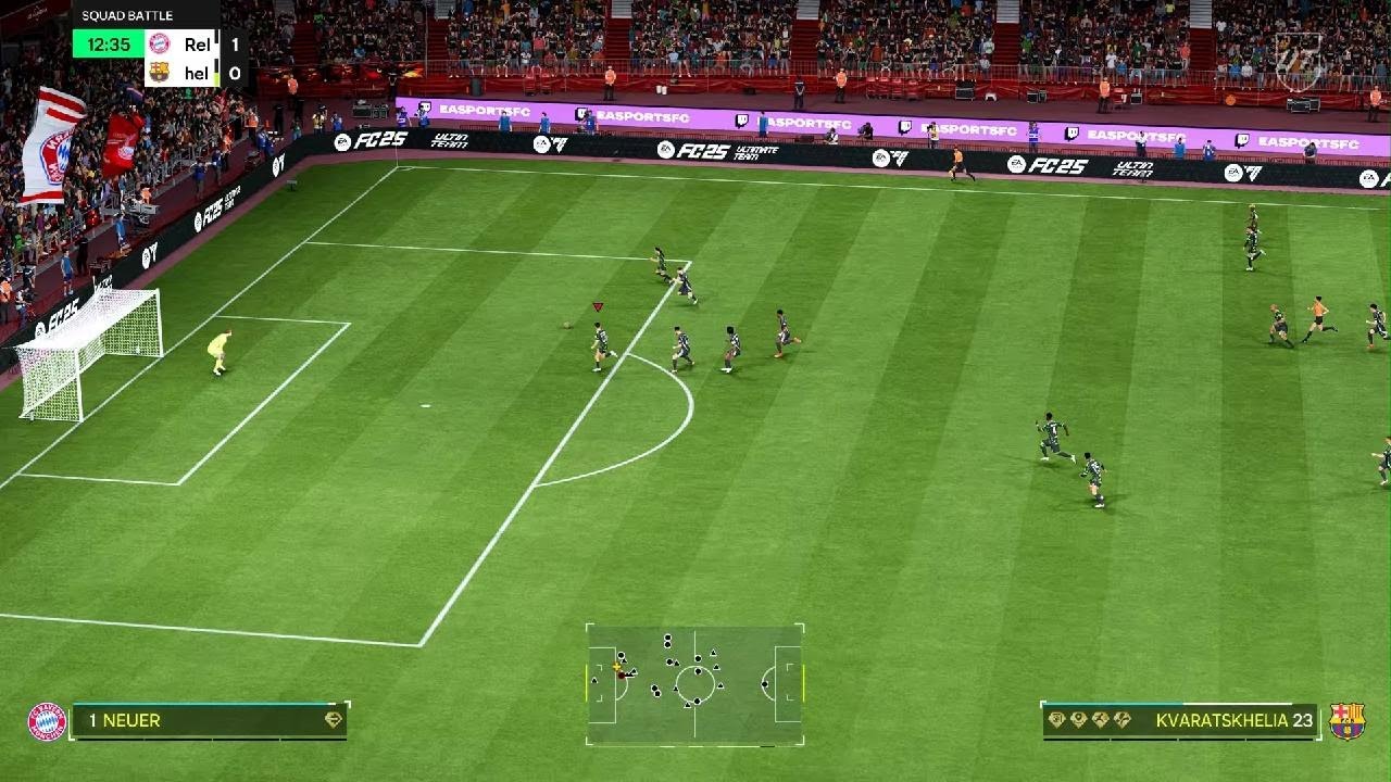 Plamer scoring bangers in EA SPORTS 25⚽