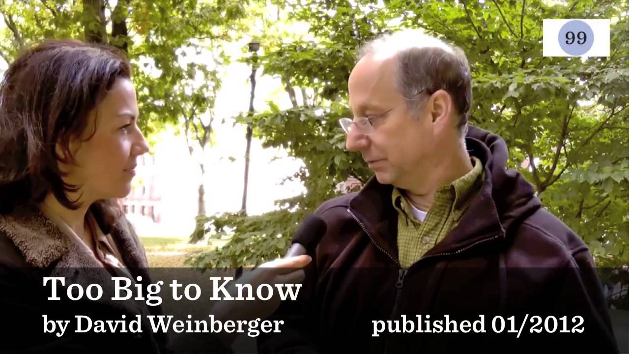 David Weinberger about 'The Cluetrain Manifesto' and 'Too Big to Know' 720p