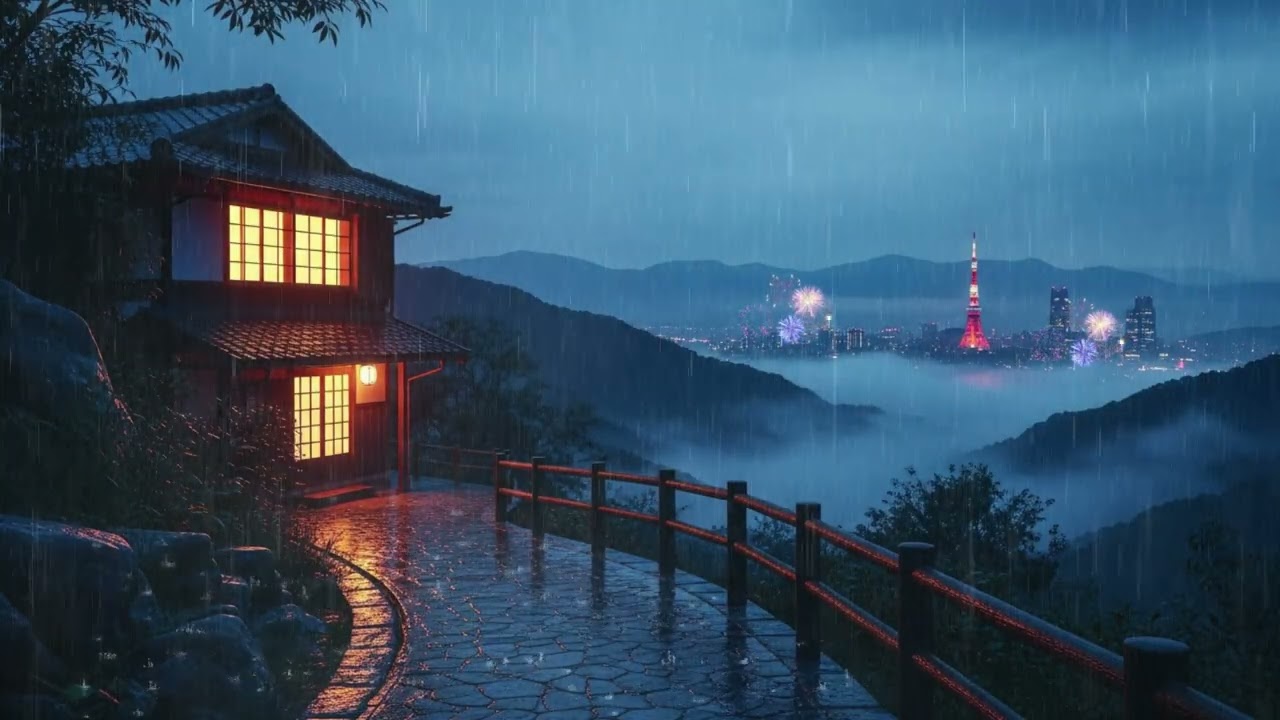 90’s Chill Lofi ☕️ Calm Rain Beats for Anxiety Relief
