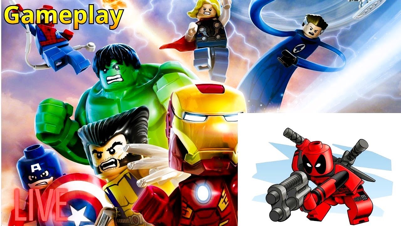 LIVE Lego marvel super Heros EXTRAS