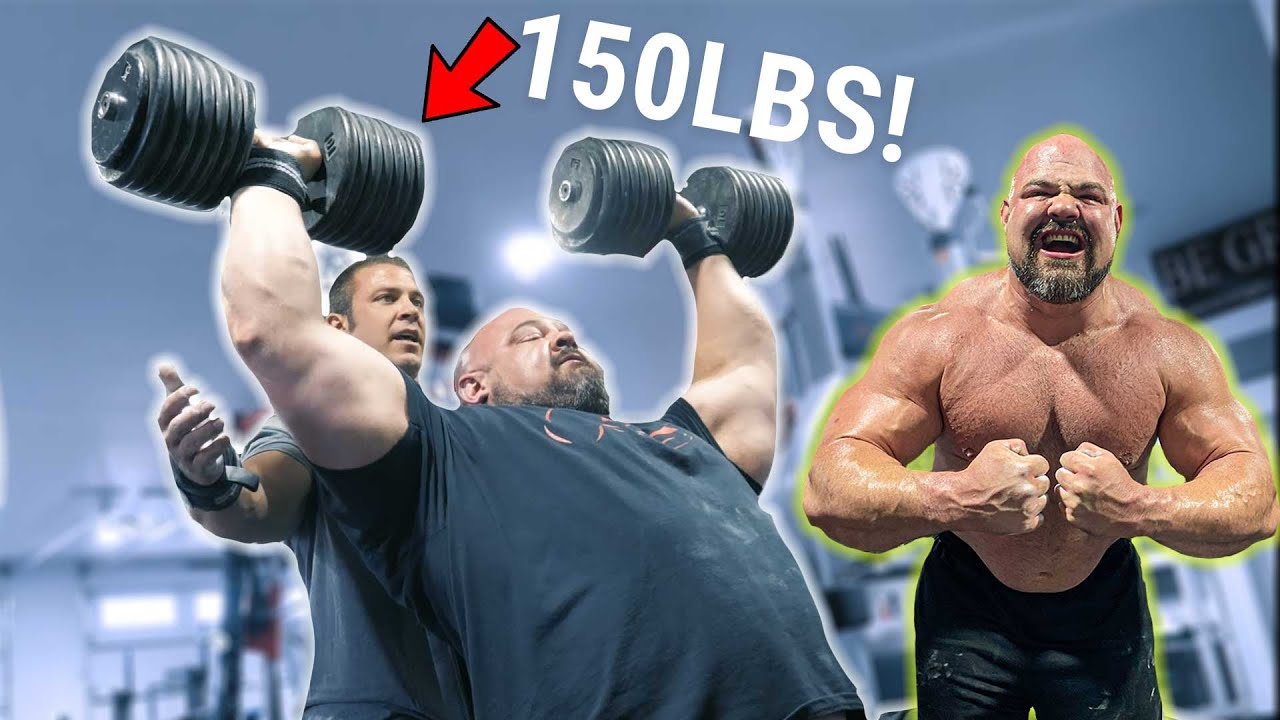 150LB DUMBBELL SHOULDER PRESS | BODYBUILDING IN 2021!?!