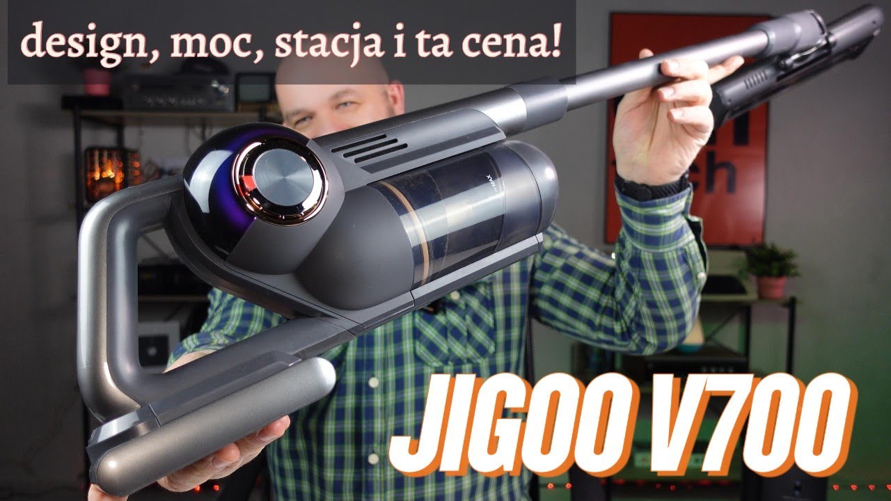 JIGOO V700 to designerski odkurzacz, który celuje w fanów Dysona, i ma czym!  (TEST)