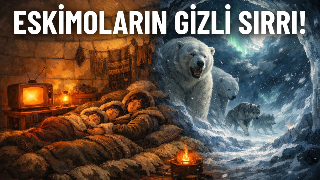 Eskimolar  -50°C'de İglolarda Ateş Yakmadan Nasıl Uyurdu? | Uyku İçin Tarih