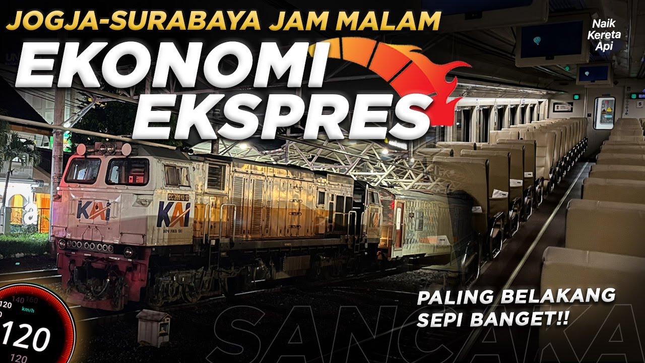 LAYANAN EXPRESS JOGJA SURABAYA CUMA 4 JAM‼️ Trip KA Sancaka Ekonomi