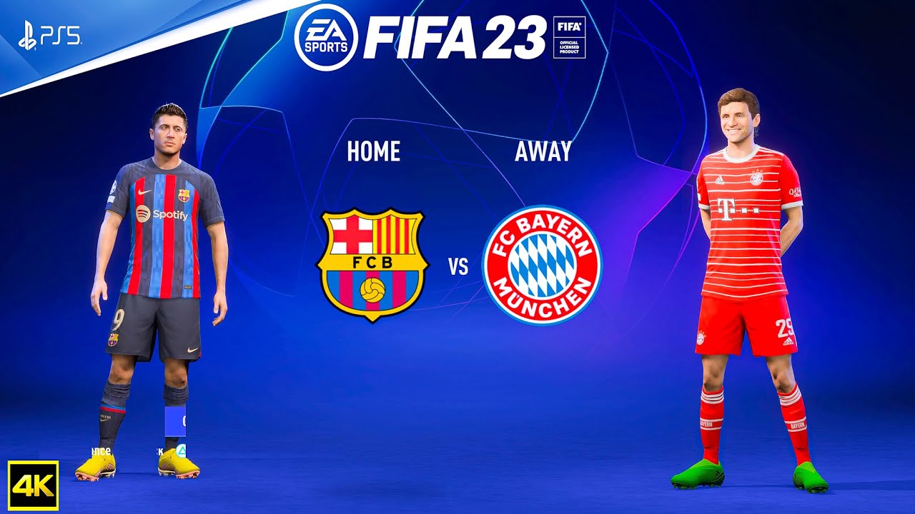 FIFA 23 - Barcelona Vs Bayern Munich - UEFA Champions League | PS5™ [4K ] Next Gen