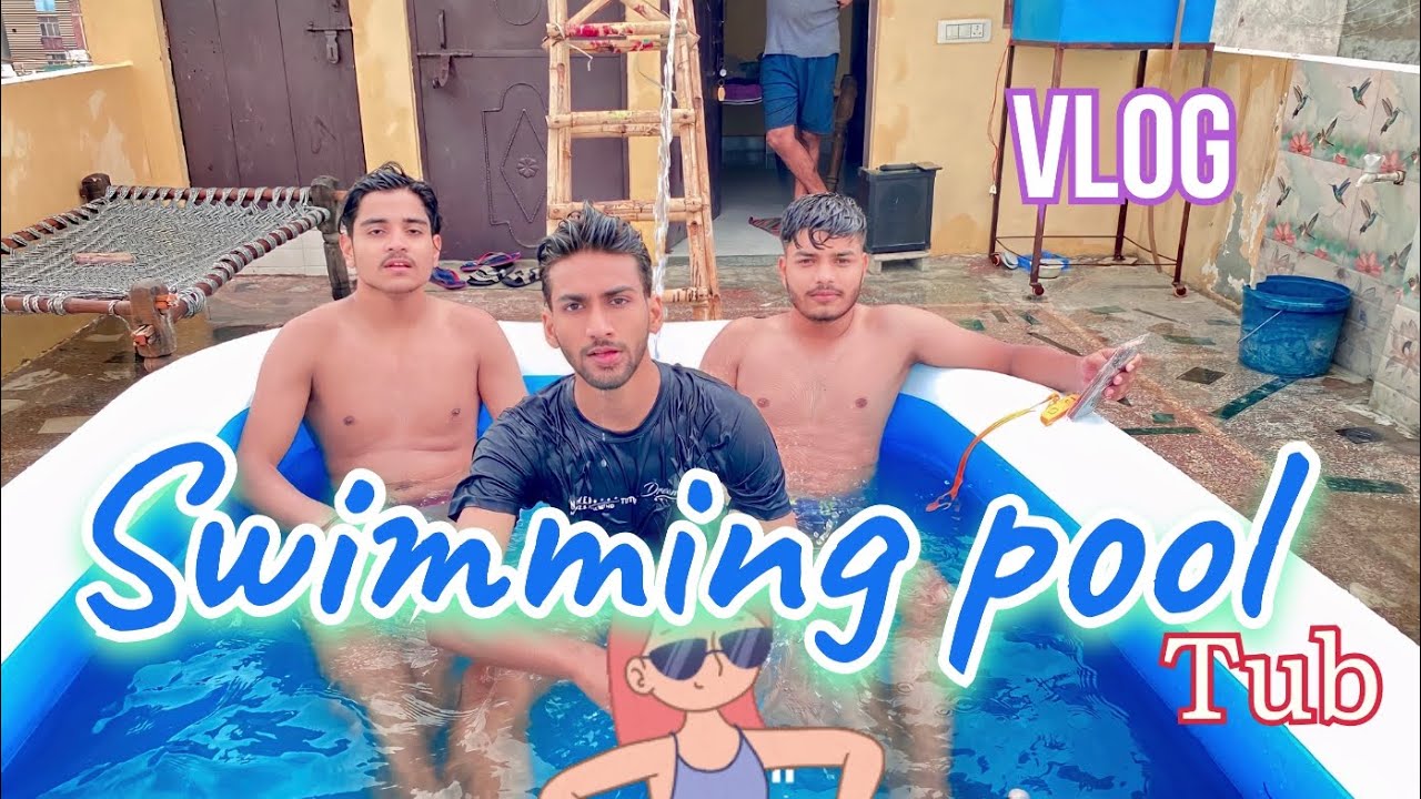 Swimming pool tub || sahil vlogs