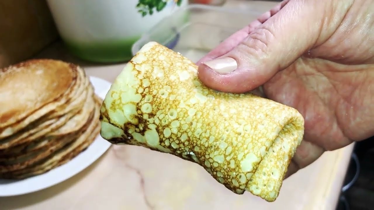 Я сегодня на кухне . Другой рецепт дрожжевых блинов.