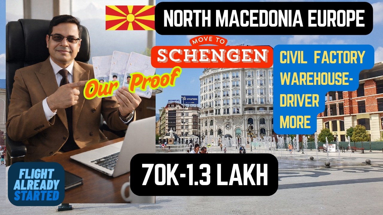 NORTH MACEDONIA WORK PERMIT VISA #northmacedonia