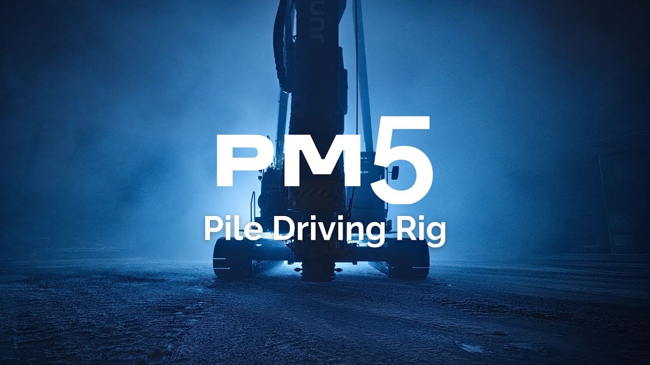 Junttan PM5 - The New Benchmark in Pile Driving