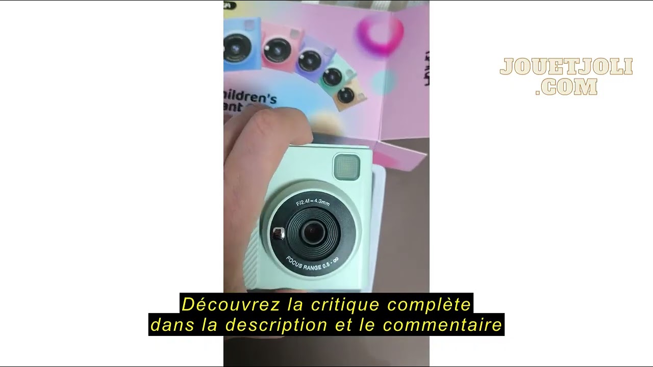 Avis sur la TIATUA Appareil Photo Instantané Enfants, 1080P Appareil Photo Numérique Enfant & Caméra