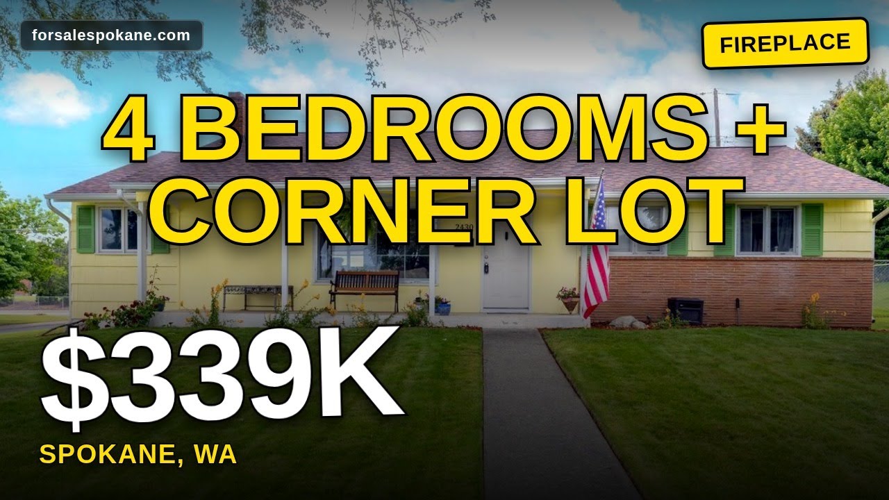 2430 W Bruce Ave | Spokane, WA | $339,000 | 4 bed, 2 bath, 1,248 sqft &mdash; Spokane Home for Sale
