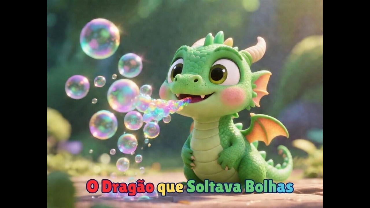 🐉 ELE NÃO CONSEGUIA SOLTAR FOGO! A emocionante história do Dragão Fagulinha. #HistorinhasMágicas