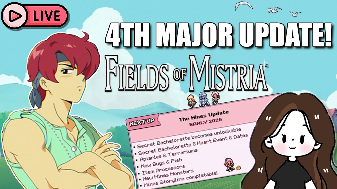 Fields of Mistria's FOURTH Major Update! Let's FINISH the Mines!
