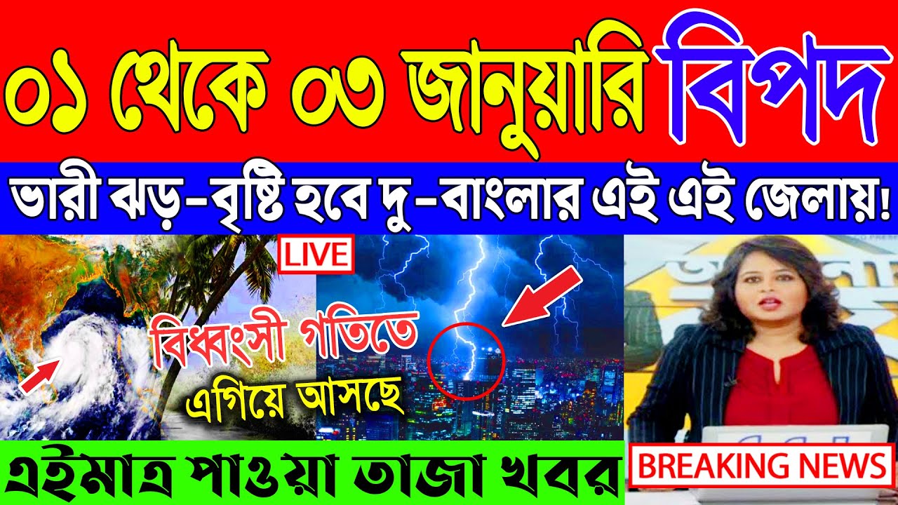 Ajker Abohar Khabar | Weather Report Today | Weather Update Today West Bengal | Kolkata Weather