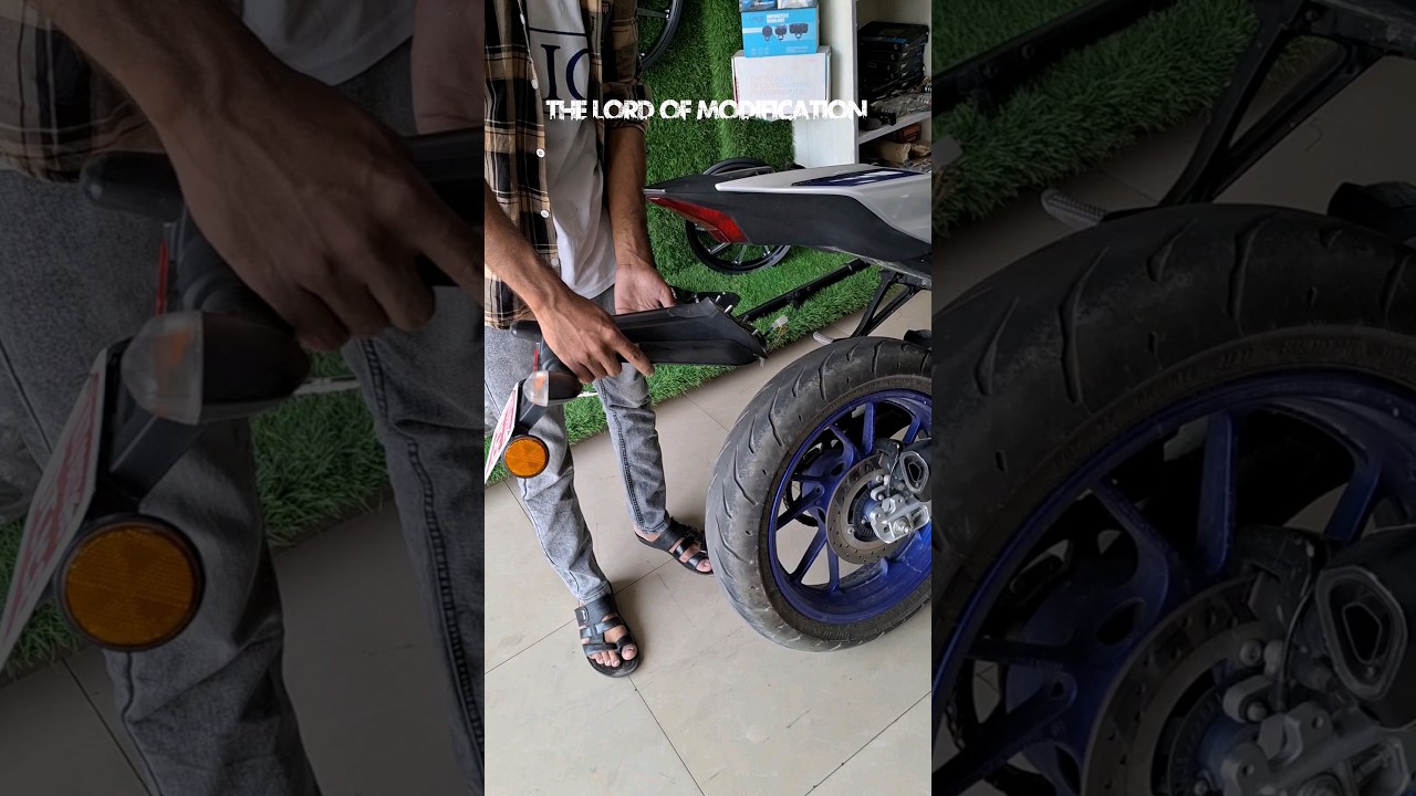 ✅️ R15M Modification - Tail Tidy , Duke Sidelight & Body Indicator Installed || #r15m #modification