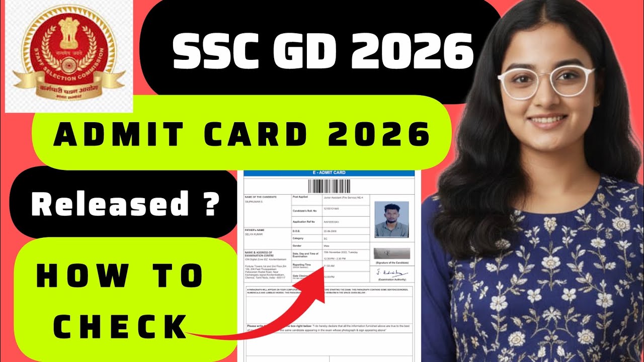 ssc gd admit card 2026 | ssc gd hall ticket 2026