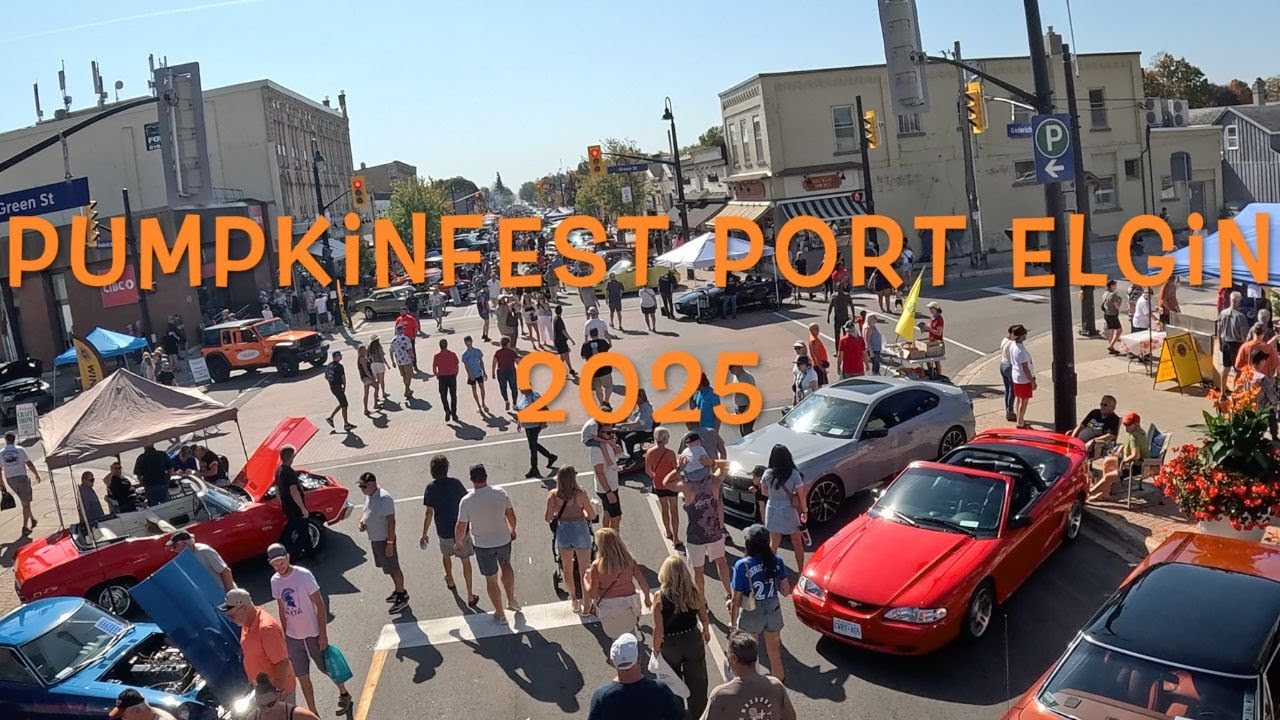 Pumpkinfest Port Elgin  Car Show 2025  4K