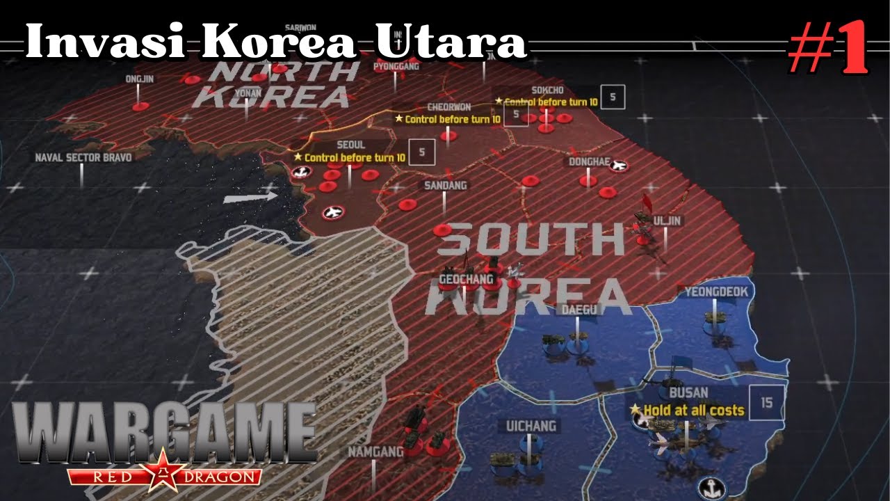 Awas Serangan Dari Korea Utara ! Wargame Red Dragon Gameplay Indonesia 