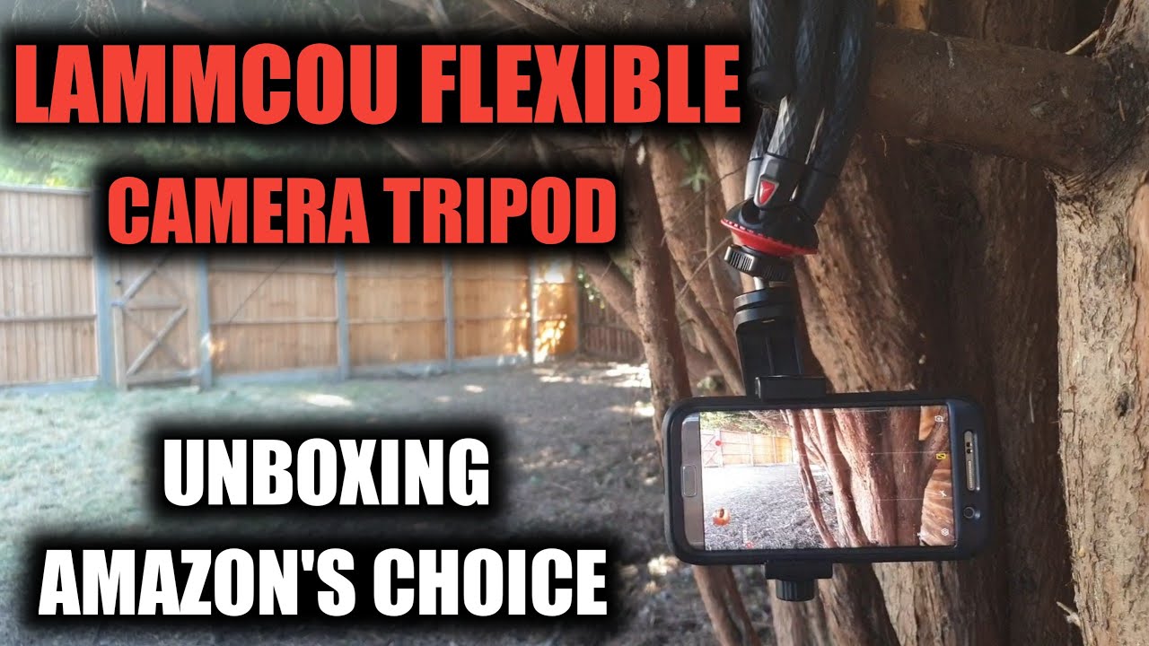 Lammcou Flexible Camera Tripod Unboxing
